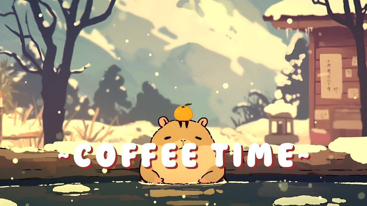 [Full Hour] Capybara Music Lab - Cozy Beats for Relaxation ~ Calm Energy ~ 🦫 🍵 ✨
