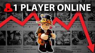 EXPLORANDO JOGOS MORTOS DE ANIME NO ROBLOX...