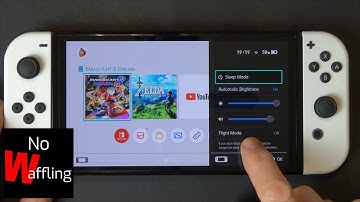 Nintendo Switch OLED How to turn on or off Flight Airplane Mode
