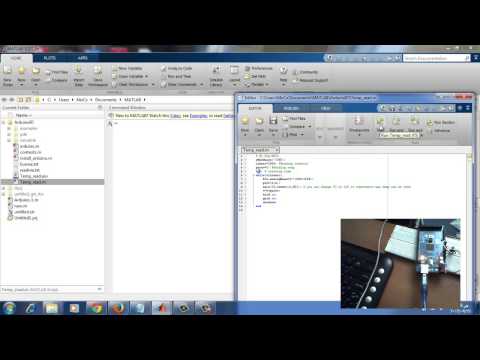 Arduino Project 1 - Real time temperature reading plot using MATLAB