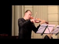 J.M. Leclair Sonata &quot;Le Tombeu&quot;(1,2 mov), Dmitry Sinkovsky, baroque violin