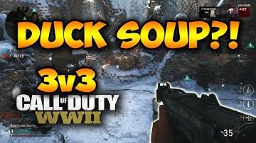 COD WWII - PPSH VARIANT DUCK SOUP!? 3V3 UMG / GB SnD Ardennes Forest Gameplay (WWII Comp)