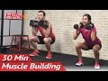 30 Min Home Leg Workout with Dumbbells for Women & Men - Bodybuilding Legs Workout at Home Exercises