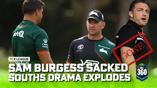 Burgess SACKED as Russell Crowe gets involved in Souths implosion! | NRL 360 | Fox League