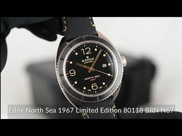 Edox North Sea 1967 Limited Edition 80118 BRN N67 - YouTube