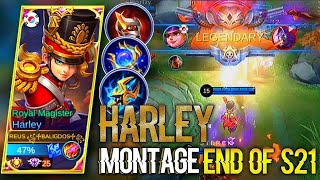 HARLEY 5 SECONDS COMBO MONTAGE! AUTO DELETION, CRITICAL DAMAGE || MOBILE LEGENDS BANG BANG