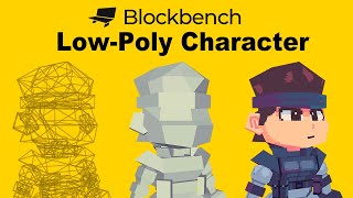 LowPoly Character Model in Blockbench | Timelapse & Commentary