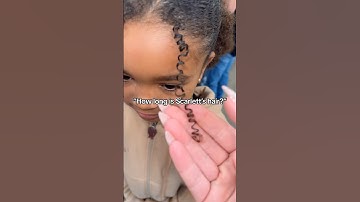 Scarlett’s SHRINKAGE is INSANE ➿ #curlyhair #shrinkage #scarlett