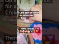 Let&#39;s pack an order for my subscriber ( fake )