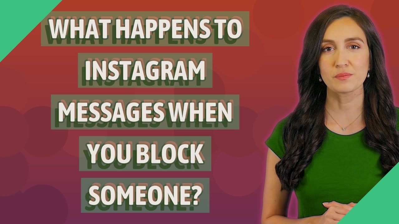 What happens to Instagram messages when you block someone? - YouTube