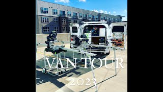 VAN TOUR 2023 European Kitchen Installation work van (festool)