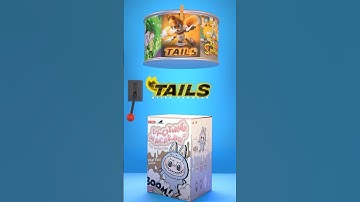 Tails from sonic! Labubu collaboration with tails 3D animation #vfx #labubu #sonic #3d #animation