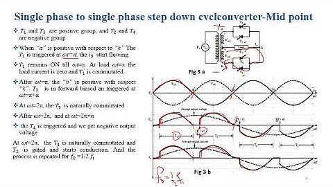 Lecture  No  29 Step Down Cycloconverter Part 2