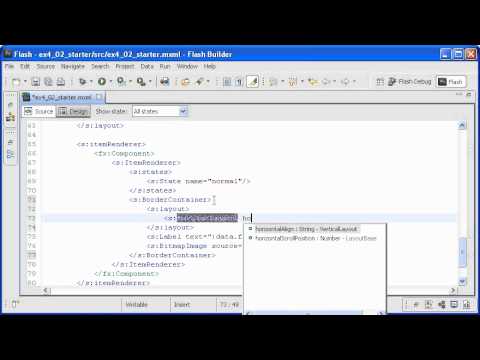 Flex in a Week :: v4 02 Creating a custom ItemRenderer