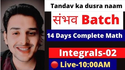 Class 12th|Integral-02|Term-02|Pranav Pandey