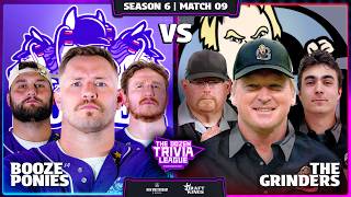 Booze Ponies vs. Grinders | Season 6, Match 9 - The Dozen Trivia League