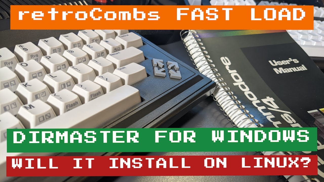 Manage Commodore .D64 Files Using DirMaster and Linux! - YouTube