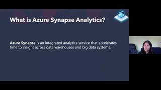 Anupama Natarajan presents AI powered Analytics using Azure Synapse Analytics