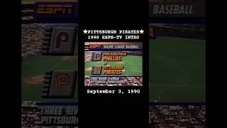 1990 Pirates ESPN TV Intro! ⚾️🏴‍☠️🔥