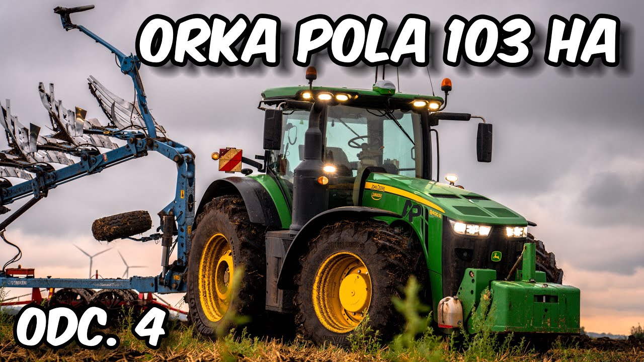 #vlog 24 Zaczynam nowe pole 103 HA w jednym kawałku, Orka ODC. 4