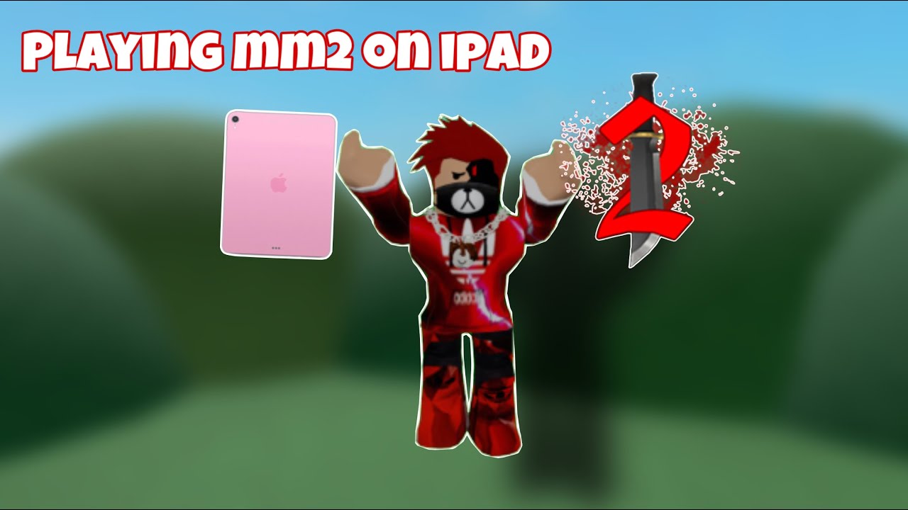 Playing mm2 [on ipad] - YouTube