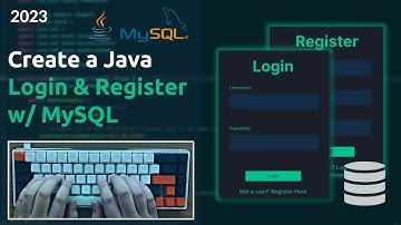 ASMR Programming - Login & Register GUI with MySQL Database - Java Swing Tutorial