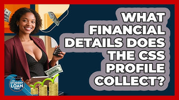 What Financial Details Does The CSS Profile Collect? - The Student Loan Pros