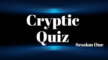 Trivia video with a twist | Play this word game now! | Introducing Cryptic Quiz