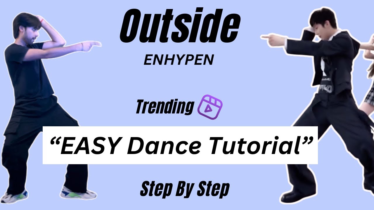 Урок танца Enhypen «Outside» Mirrored Dance: просто и пошагово, Kpop SlayPrince