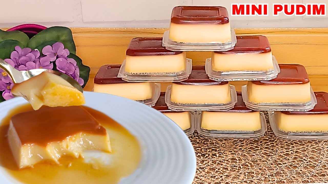 PUDIM DE LEITE CONDENSADO NO POTE - FAÇA E VENDA ESSE PUDIM SUPER CREMOSO E FÁCIL DE FAZER