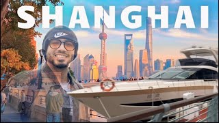 Shanghai  vlog 🇨🇳 || Shanghai nightlife || Crossing the river by Boat