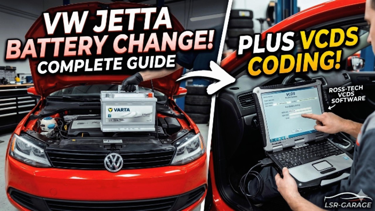 Bem Code How to Change & Code VW Jetta Battery (2012-2018) | VCDS BEM Code - YouTube