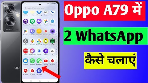 oppo a79 5g me double whatsapp kaise chalayen | how to create dual apps in oppo a79 5g