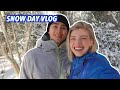 south african plays in snow for the first time *vlog*