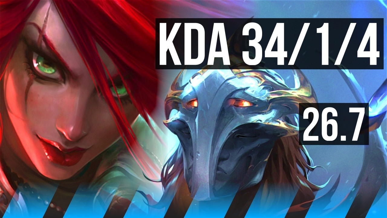 KATARINA vs VIKTOR (MID) | Good KDA: 34/1/4, 57K damage | EUNE