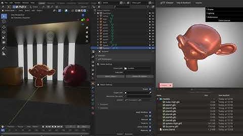 Blender glTF MultiExport add-on