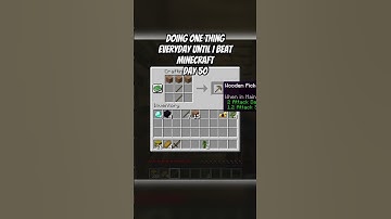 Good wooden pickaxe #minecraft