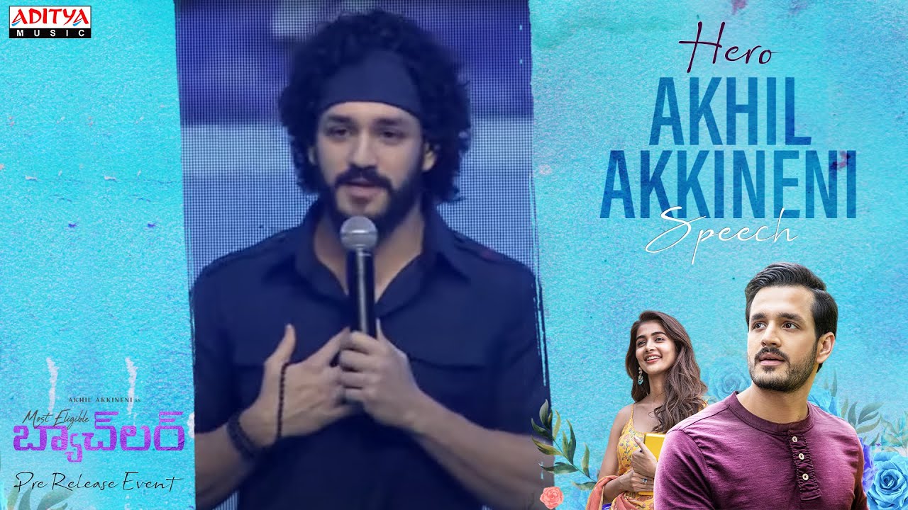 Hero Akhil Akkineni Speech 