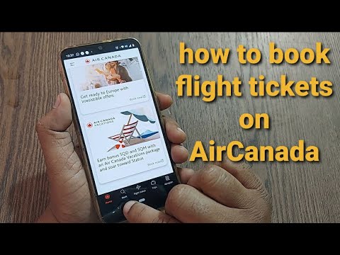 how to book flight tickets on Air Canada | #canada #usa #aircanada #flightbooking