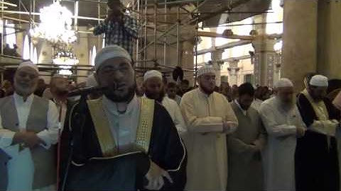 صلاة العشاء و تراويح من المسجد الأقصى الشيخ محمد العباسي 7 رمضان 2015\1436 هـ (من سورة الانعام)