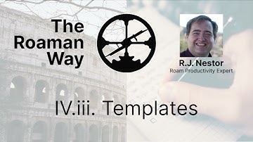 The Roaman Way: IV.iii. Templates