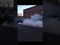 1200whp hellcat does huge burnout must watch!!#shorts #trendingshorts