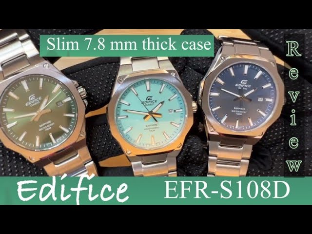 Casio Edifice EFR-S108D-7 Full Review | Is this the True CasiOak? - YouTube