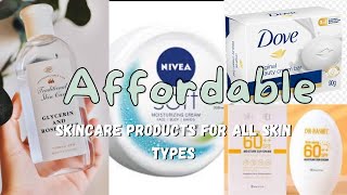 AFFORDABLE SKINCARE PRODUCTS FOR ALL SKIN TYPES/ BEGINNER FRIENDLY