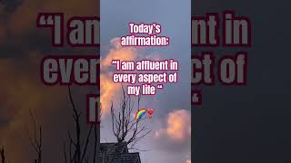 I am affluent in every aspect of my life #affluence #challenge