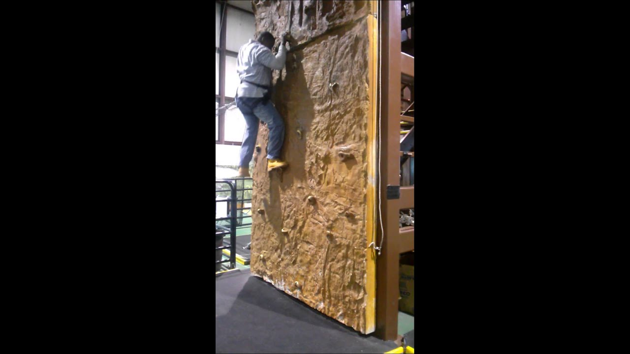 Reem rock climbing
