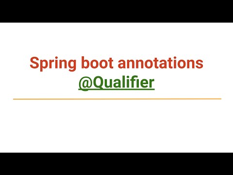 Understanding @Qualifier in Spring Boot