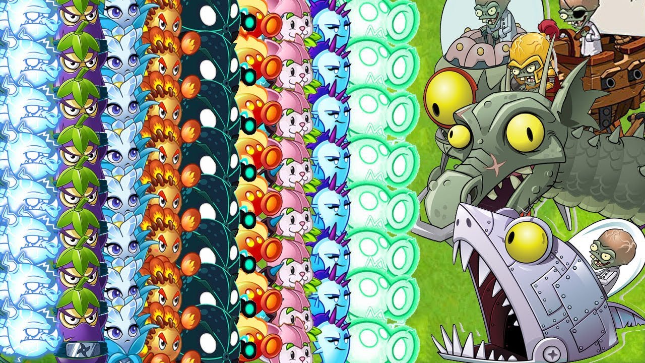 Plants vs. Zombies 2 Full featured powerful plant boost VS World BOSS. YouTube