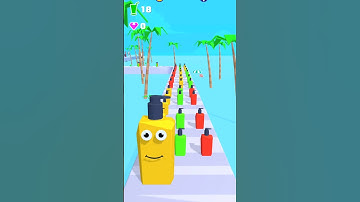Juice Run 🍏🧃🥫🍷🤑🥭 Satisfying and Relaxing Android iOS Gameplay #gaming #shorts #games
