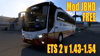 REVIEW MOD BUS JBHD ETS2 INDONESIA || Full Livery Strobo RGB || Euro Truck Simulator 2 REVIEW MOD BUS JBHD ETS2 INDONESIA || Full Livery Strobo RGB || Euro Truck Simulator 2